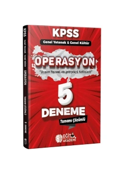 Kpss Gy Gk Operasyoon 5+1 Modüler Deneme Eğit Akademi