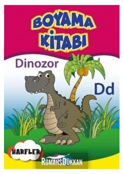 Boyama Kitabı Dinozor Harfler Hoya
