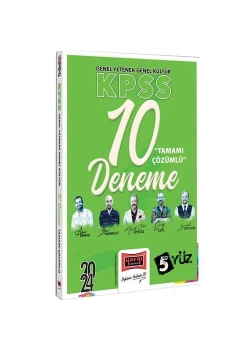 Yargı 2024 Kpss Gy Gk Çözümlü 10 Deneme