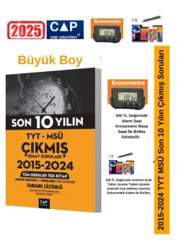 Çap Tyt Msü 2014-2020 Son 7 Yıl Çıkmış Sorular Çözümlü