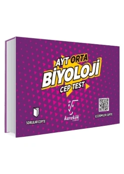 Karekök Ayt Orta Biyoloji Cep Test