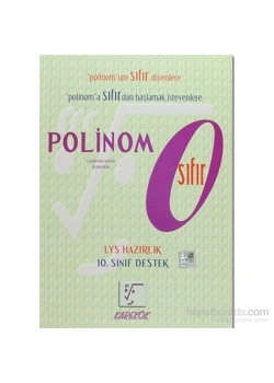Karekök Polinom Sıfır 10.Sınıf Destek