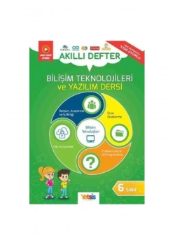 6.Sınıf Bilişim Teknolojileri Ve Yazılım Dersleri Akıllı Defteri Yetsis