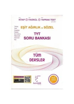 Karekök Tyt Eşit Ağırlık Sözel Tüm Dersler Soru Bankası