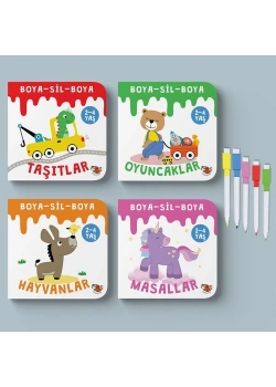 Boya Sil Boya 4 Kitap Mini Set  Uçan Kitap