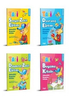 Tali  Zeka Eğitimi Çıkartmalı Etkinlikli Boyama Kitabı Serisi  Nesil Çocuk