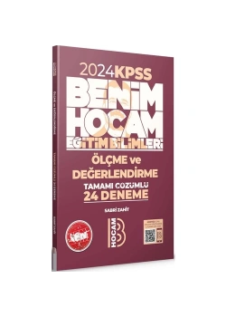 2024 Kpss Eğitim Bilimleri Ölçme Değerlendirme 24 Çözümlü Deneme  Benim Hocam