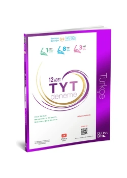 Tyt Türkçe 12 Deneme  Üç Dört Beş
