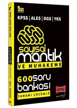 Yargı 2021 Kpss Ales Dgs Sayısal Mantıuk 600 Çözümlü Soru Bankası