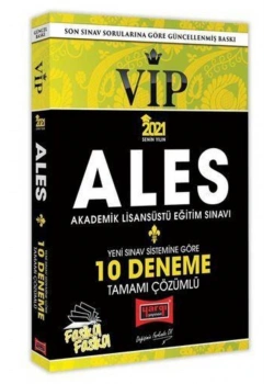 2021 Ales 2021 Vip Yeni Sınav Sistemine Göre  Fasikülçözümlü 10 Deneme Yargı