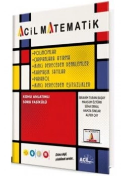 Acil Matematik Konu Anlatımlı Soru Fasikülü Acil Yayınları