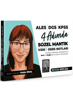 Ales Dgs Kpss 4 Adımda Sözel Mantık Video Ders Notları  Benim Hocam