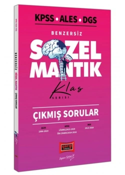 Yargı Sözelmantık Ales 2006-2020 Kpss 2013-2020 Dgs 2013-2020 Çıkmış Sorular