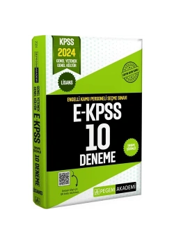 Pegem 2024 Ekpss Gk Gy Lisans 10 Çözümlü Deneme
