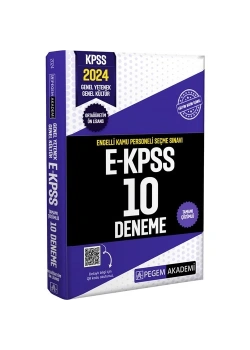 Pegem 2024 Ekpss Gy Gk Ortaöğretim Önlisans 10 Çözümlü Deneme