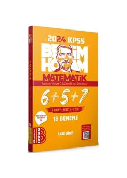 Kpss 2025 Matematik 18 Çözümlü Deneme  Benim Hocam
