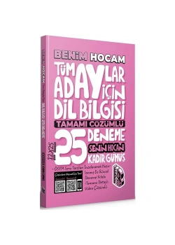 Tüm Adaylar Taktiklerle Dilbilgisi 25 Deneme  Benim Hocam