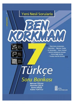 Ata Ben Korkmam  7.Sınıf Türkçe Soru Bankası