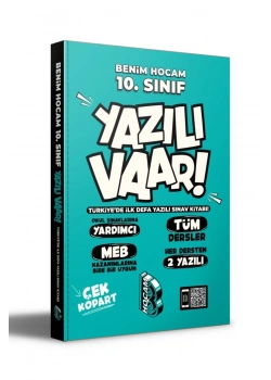 10.Sınıf Yazılı Vaar Tüm Dersler Benim Hocam