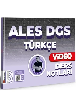 Ales Dgs Türkçe Video Ders Notlatı  Benim Hocam
