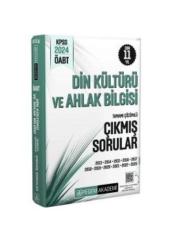 Pegem 2024 Öabt Din Kültürü Ahlak Bilgisi 2013-2023 Çikmiş Çözümlü Sorular