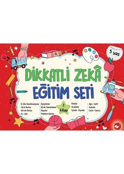 Dikkatli Zeka Eğitim Seti 5 Yaş  2.Kitap  Beyaz Balina