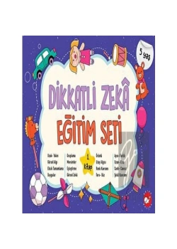 Dikkatli Zeka Eğitim Seti 5 Yaş  1.Kitap Beyaz Balina