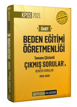 Pegem Öabt Beden Eğitimi Öğretmenliği 2019-2020 Çıkmış Sorular Cep Boy