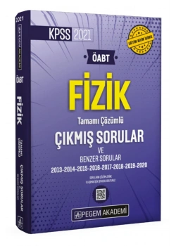 Pegem 2021 Öabt Fizik 2013-2020 Çıkmış Sorular Cep Boy