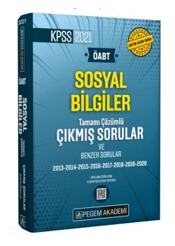 Pegem 2021 Öabt Sosyal Bilimler 2013-2020 Çıkmış Sorular Cep Boy