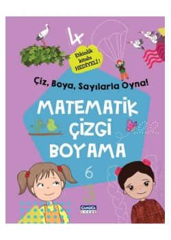 Çiz Boya Sayılarla Oyna Matematik Çizgi Boyama  Çamlıca Çocuk