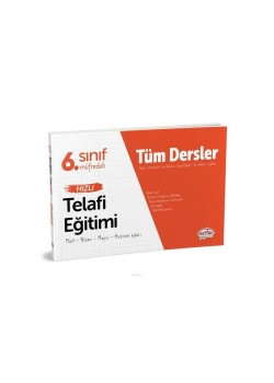Editör 6.Sınıf Tüm Dersler Hızlı Telafi Eğitimi