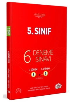 Editör 5.Sınıf 6 Fasikül Çözümlü Sıralı Deneme