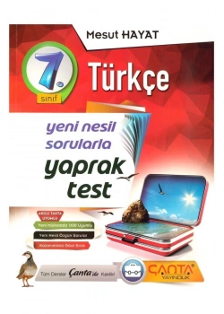 Çanta 7.Sınıf Türkçe Yaprak Test