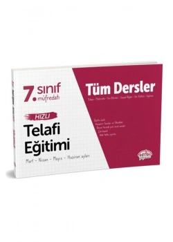 Editör 7.Sınıf Tüm Dersler Hızlı Telafi Eğitimi
