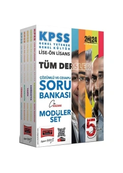 Yargı 2024 Kpss Gy Gk Lise Önlisans Tüm Dersler Soru Bankası Modüler Set 5 Li