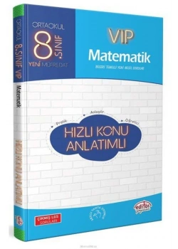 Editör 8.Sınıf Türkçe Hızlı Konu Anlatımlı