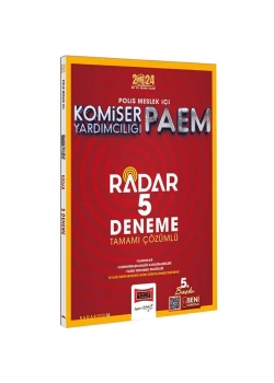 Yargı 2024 Komiser Yardımcılığı Radar 5 Deneme Çözümlü