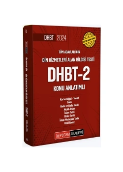 Pegem 2024 Tüm Adaylar Dhbt-2 Konu Anlatimi