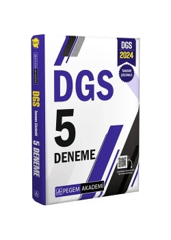 Pegem 2024 Dgs 5 Çözümlü Deneme