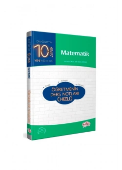 Editör 10.Sınıf Matematik Öğretmenin Ders Notları