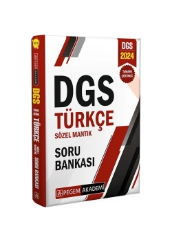Pegem 2024 Dgs Türkçe Sözel Mantik Çözümlü Soru Bankası