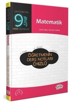 Editör 9.Sınıf İngilizce Öğretmenin Ders Notları Hızlı