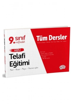 *Kampanya* Editör 9.Sınıf Tüm Dersler Telafi Eğitimi