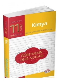 11.Sınıf Kimya Öğretmenin Ders Notları   Editör