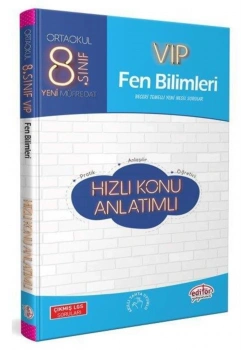Editör 8.Sınıf Fe Bilimleri Hızlı Konu Anlatımlı