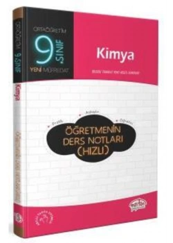 Editör 9.Sınıf Kimya Öğretmenin Ders Notları