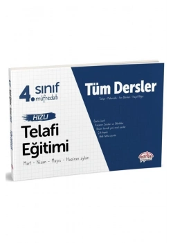 Editör 4.Sınıf Tüm Dersler Hızlı Telafi Eğitimi