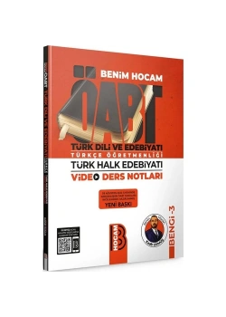 Öabt Türk Dili Edebiyatı Türk Halk Edebiyatı Bengi-3  Benim Hocam