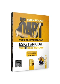 Öabt Türk Dili Edebiyatı Eski Türk Dili Bengi-1  Benim Hocam